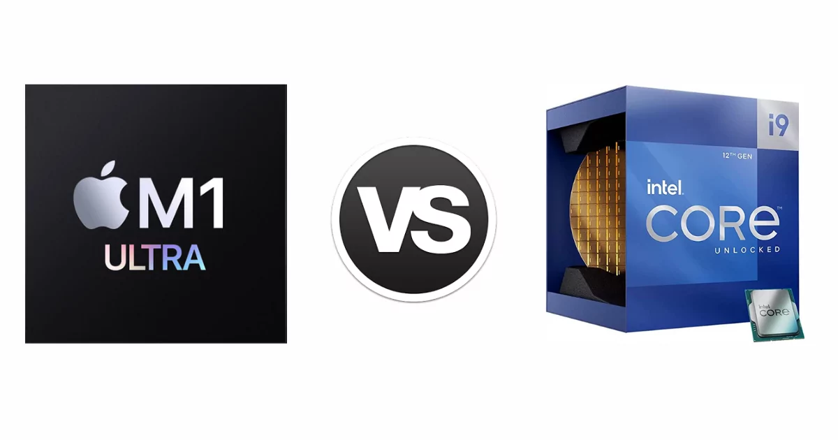 Apple M1 Ultra vs Intel 12900k: A detailed comparison