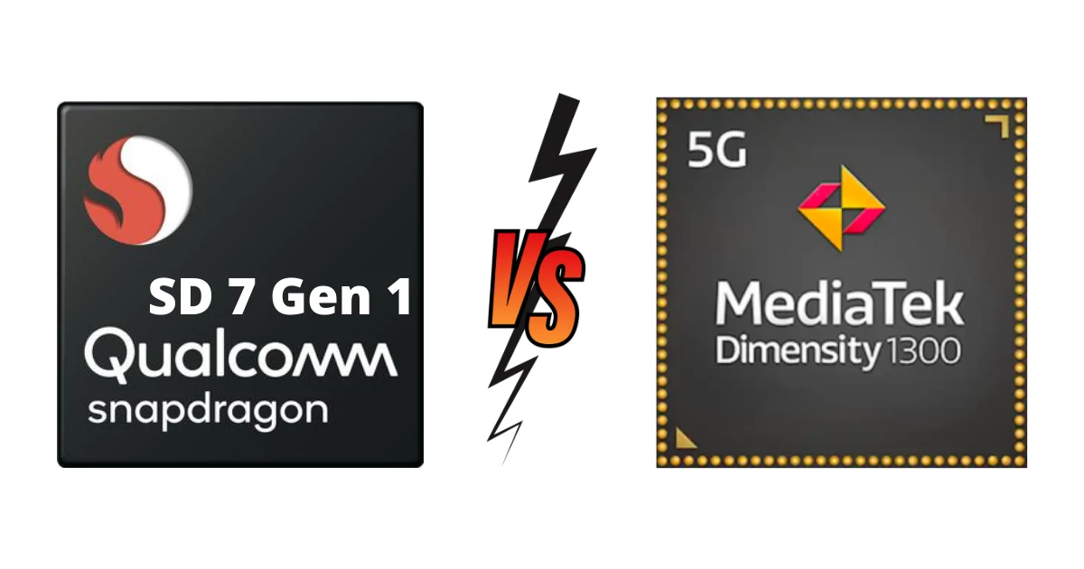 Snapdragon 7 Gen 1 vs Dimensity 8100 comparison