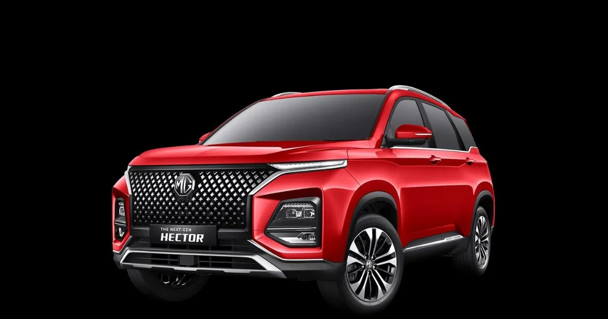 All new MG hector facelift