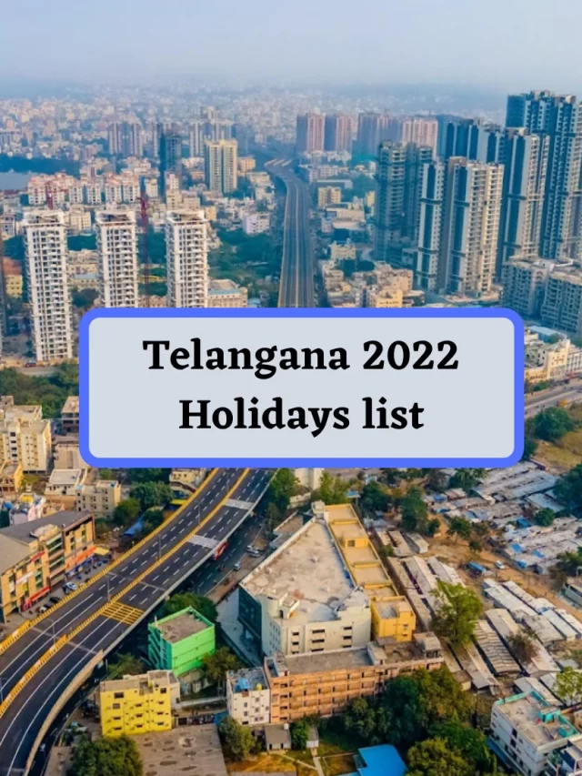Telangana 2022 Holidays List