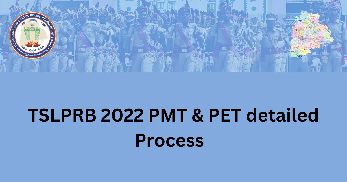 TSLPRB 2022 PMT, PET (Events) detailed process
